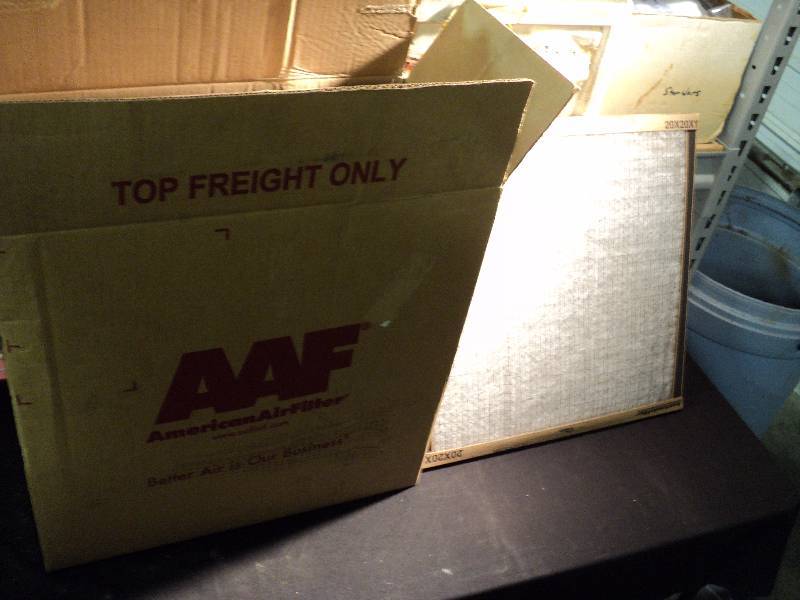lot 5056 image: (1) case AAF Heavy Duty Air Filters 20 x 20 x 1, 12 filters per case