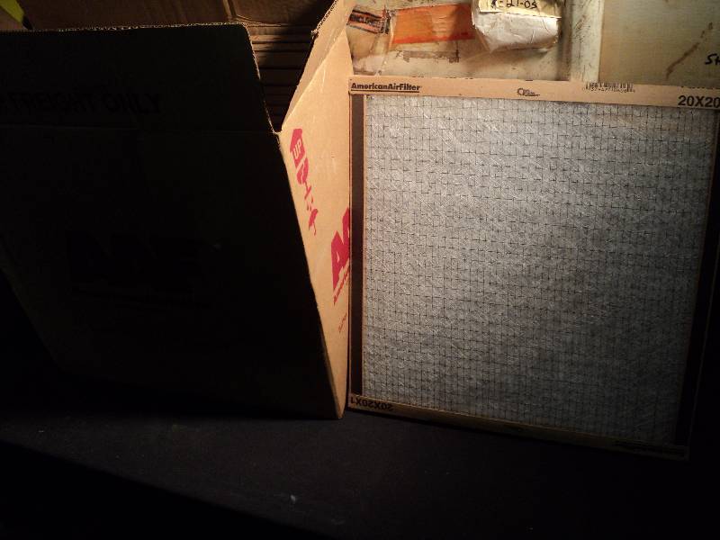 lot 5057 image: (1) case AAF Heavy Duty Air Filters 20 x 20 x 1, 12 filters per case