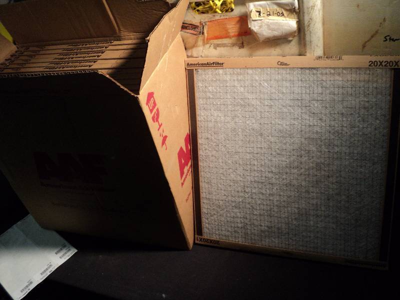 lot 5060 image: (1) case AAF Heavy Duty Air Filters 20 x 20 x 1, 12 filters per case