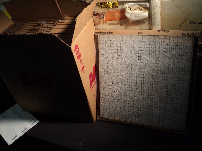 lot 5061 image: (1) case AAF Heavy Duty Air Filters 20 x 20 x 1, 12 filters per case