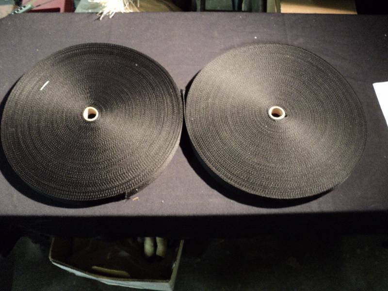 lot 5083 image: (2) ct. lot D-Web Strap, 1 x 100 yards per roll