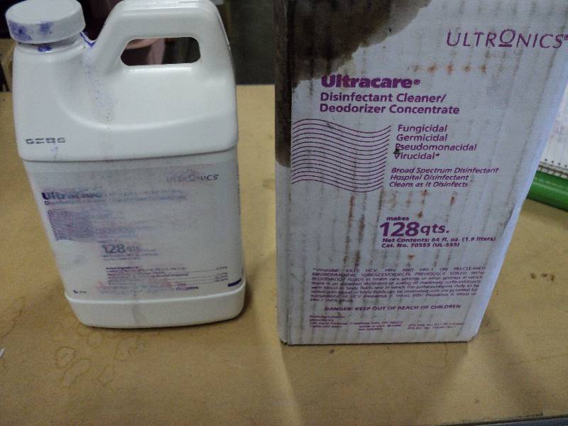 lot 5129 image: Ultra Care Disinfectant Cleaner Fungicidal, makes 128 quarts