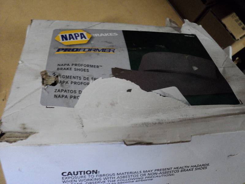 lot 5131 image: Napa Performers Brake Shoes TS-10918