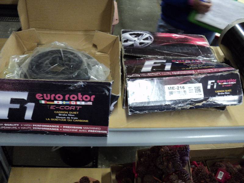 lot 5134 image: (1) pair Eurorotor E-Cort F1 Carbon Quiet Brake Disc ME-216