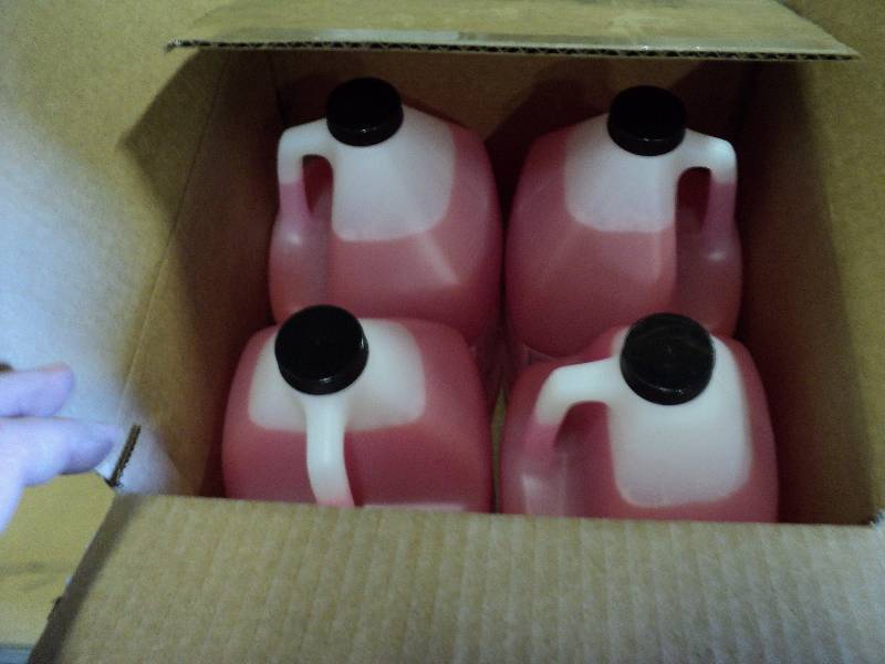 lot 5141 image: (1) case of 4 bottles Alkaline Cleaner, Eco-Lab High Foaming, 1 gallon bottles