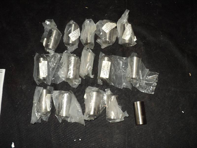 lot 5200 image: (15) ct. lot CR Laurence Stainless Steel 1 x 2 stand-off base, brushed nickle finish SOB102BS