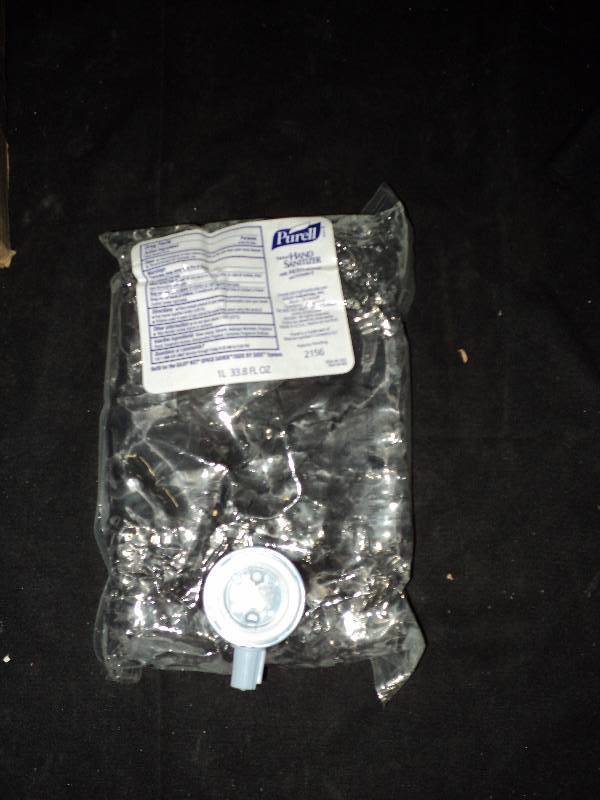 lot 5209 image: (1) case Purell Hand Sanitizer for use with or without dispenser, 4 bags in each case 33.8 fl. oz. size bags