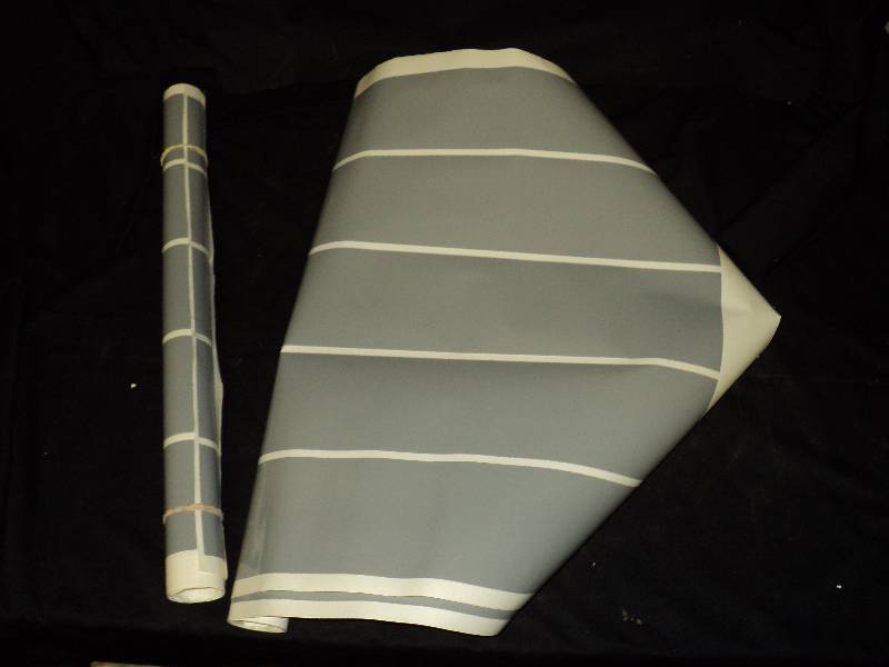 lot 5216 image: (4) sheets Oracle gray Sign Vinyl, 5 strips 4 x 7 75IL