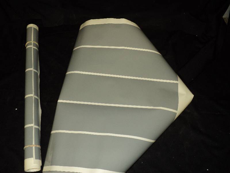 lot 5217 image: (4) sheets Oracle gray Sign Vinyl, 5 strips 4 x 7 75IL