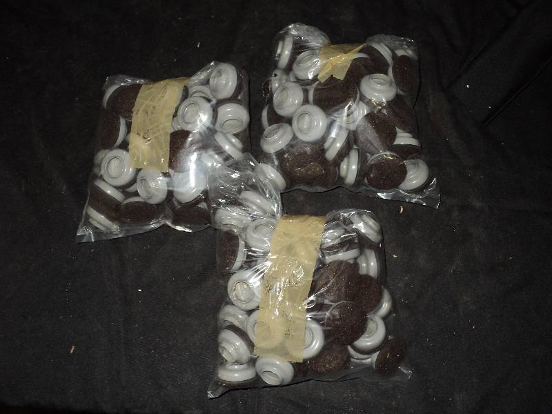 lot 5221 image: (144) ct. lot Floor Savers slip-on furniture feet covers