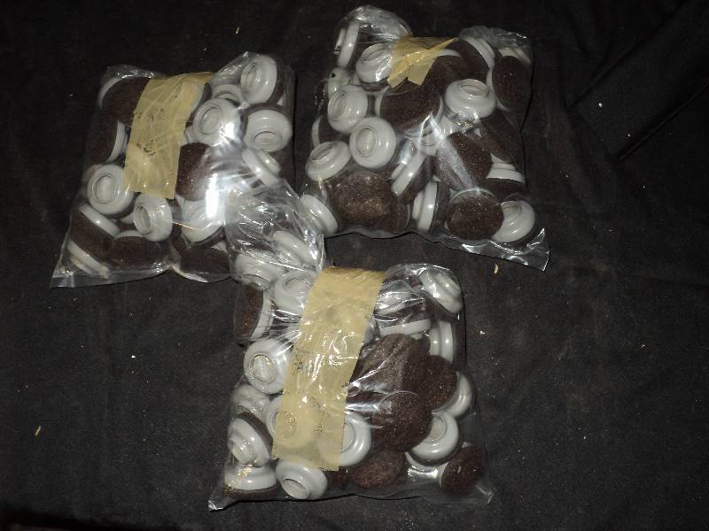 lot 5223 image: (144) ct. lot Floor Savers slip-on furniture feet covers