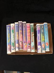 lot 1963 image: lot of Walt Disney VHS tapes