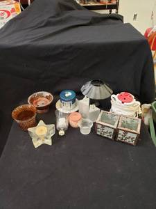lot 1969 image: lot of candlesholders