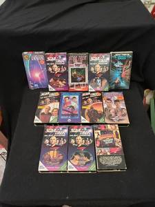 lot 1970 image: lot of Star Trek VHS movies