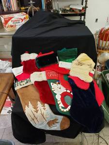 lot 1982 image: lot of Christmas stockings