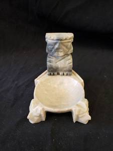 lot 2003 image: stone ashtray made in Mexico