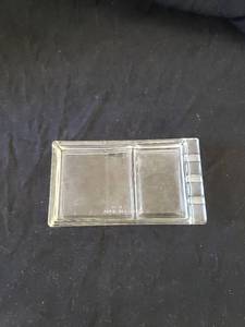 lot 2005 image: retro glass ashtray marked