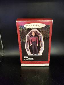 lot 2035 image: Star Trek Captain Picard Hallmark ornament