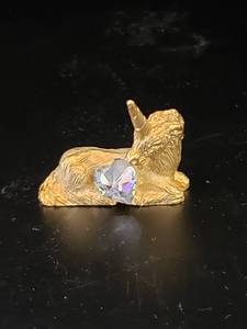 lot 2056 image: 1981 Spoontiques unicorn wcrystal