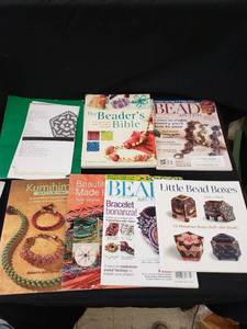 lot 2070 image: lot of bead art books