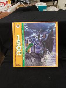 lot 2086 image: Storm Warning dragon puzzle