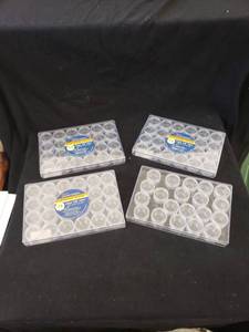 lot 2105 image: lot of 4 bead storage containers