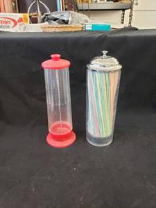 lot 2108 image: pair straw holders