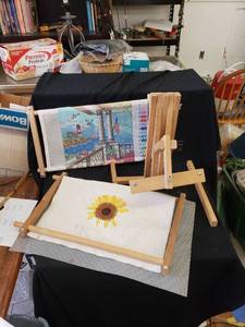 lot 2132 image: cross stitch loom