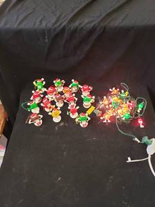 lot 2136 image: M & M ornaments and lights