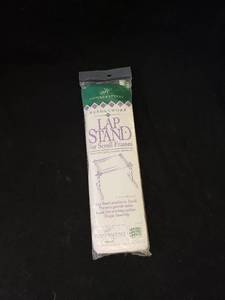 lot 2165 image: factory sealed lap stand for scroll frames