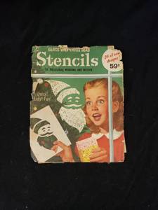 lot 2182 image: vintage window stencils