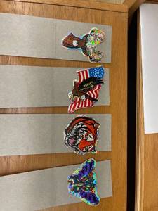 lot 4949 image: 4 reflective stickers