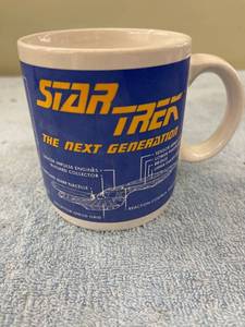lot 8027 image: 1994 star trek coffee cup