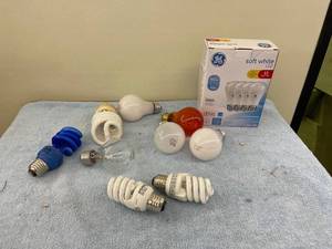 lot 8079 image: light bulbs new and used
