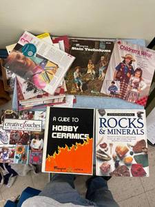 lot 8119 image: lot of craft books