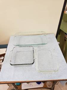 lot 8142 image: set 3 casseroles