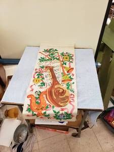 lot 8154 image: retro handmade Christmas scroll