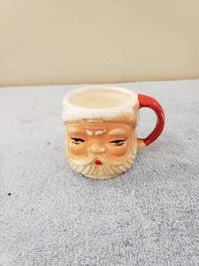 lot 8155 image: vintage Santa cup