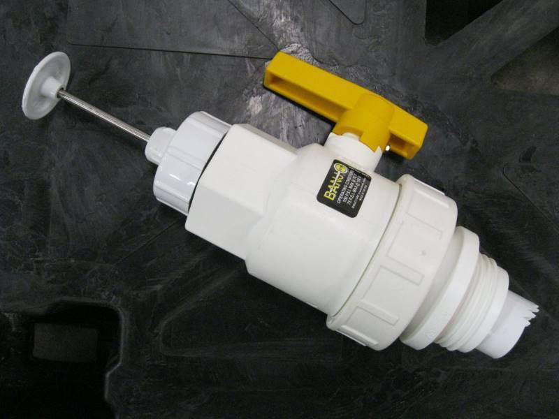 lot 2228 image: SpaceKraft Cutter Tool & Ball Valve Assembly