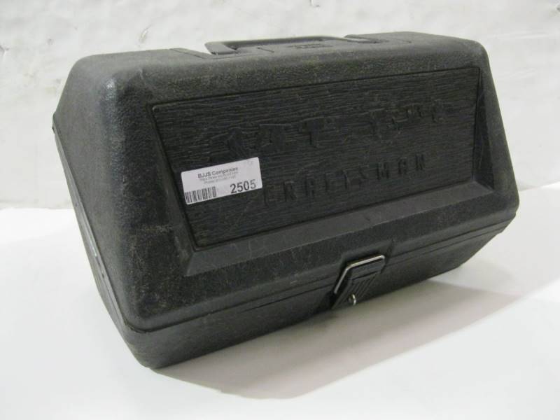 lot 2505 image: Craftsman Tool Box Plastic