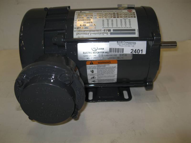 lot 2401 image: EMERSON 12 HP Hazardous Location Motor