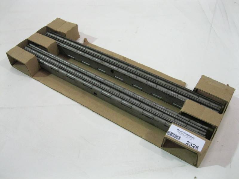lot 2326 image: Steel Piano Hinge 19-12 x 2 Set of 10