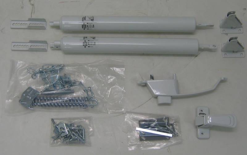 lot 2630 image: Storm & Screen Door Hardware Kit with Two Closers
