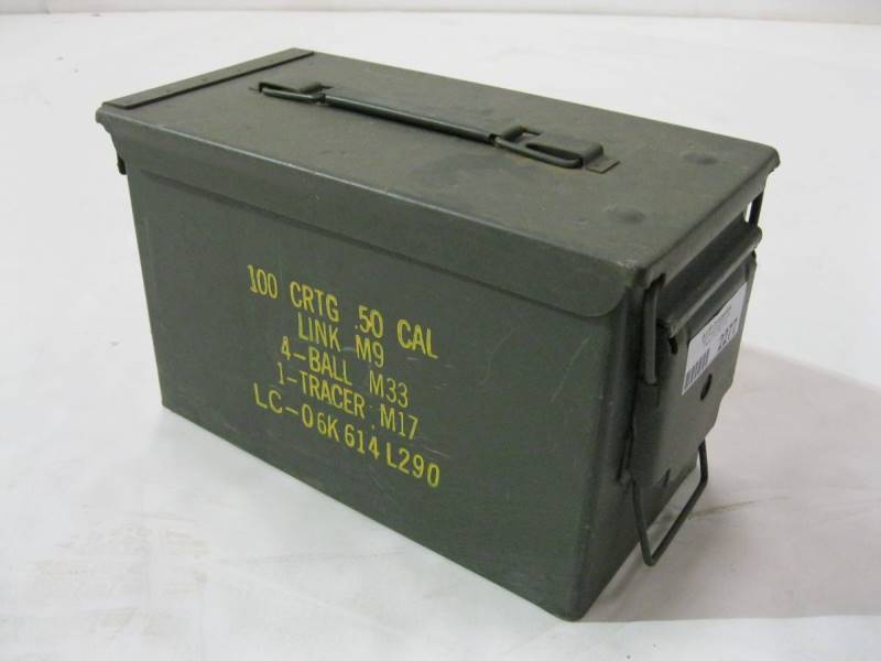lot 2277 image: Ammo Box .50 Cal