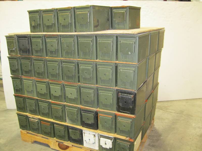 lot 1968 image: 50 CAL. Ammo Boxes