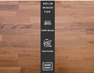 lot 5324 image: Lovendo  Handmade  Solid Wood Table Top  Butcher Block Counter Top  45 x 23.6  inch  Thickness 1.18  Matte Finish