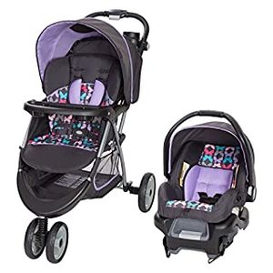 lot 5337 image: Baby Trend EZ Ride 35 Travel System, Sophia Purple