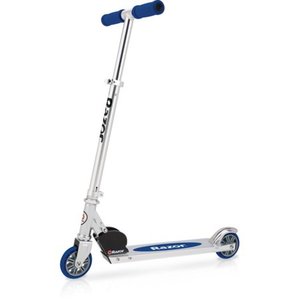 lot 5350 image: Razor A Kick Scooter for Kids - Lightweight Foldable Aluminum Frame and Adjustable Handlebars