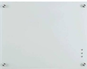 lot 5369 image: QUEENLINK Magnetic Glass Whiteboard, 36 x 24 Inches Glass Dry Erase White Board, Wall Mounted Frameless Glass Magnetic Bulletin Board with 1 Pen Tray, 3 Magnets, for Office School Home, BLACK