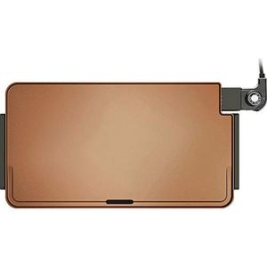 lot 5378 image: BELLA XL Electric Ceramic Titanium Griddle, Make 10 Eggs At Once, Healthy-Eco Non-stick Coating, Hassle-Free Clean Up, Large Submersible Cooking Surface, 12 x 22, CopperBlack